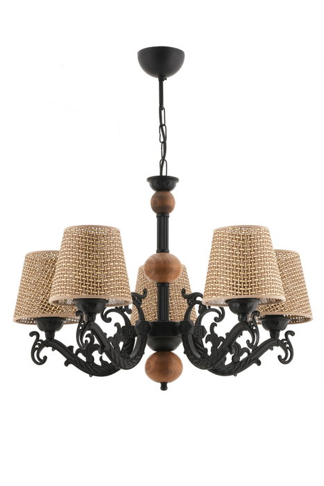 Opviq Fiona Hazeran Wood Negro, Blanco, Natural